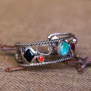 Beautiful handmade bracelet .950 sterling silver